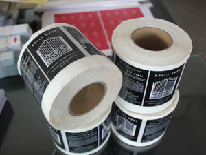 Tùy chỉnh hậu quả mã vạch nhãn QR mã Sticker in ấn Matte nhiều lớp giấy nhãn dán nhãn - Product Image 3