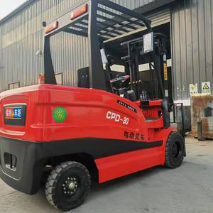 Xe nâng điện 1 tấn với thang máy thủy lực hoàn toàn tự động Xe tải xếp chồng nhỏ 2 tấn không trọng lượng cho ngành công nghiệp nhà hàng - Product Image 3