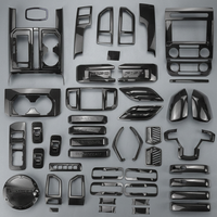 Kit de Panel de Fibra de Carbono para F150 Raptor 2015-2020, Juego Completo de Cubiertas de Acabado Interior, Cinta Adhesiva o Tornillos
