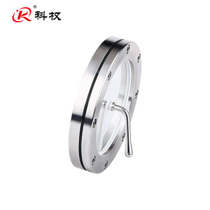 Kq Stainless Steel Pipe Sight Glass With Tempered Glass <b>Window</b> Clamp On Round For Instrument DN50 To DN300 - Product Image 1
