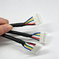 Konektor Housing Seri GH 6Pin Pitch 1.25mm dengan Kabel Warna-warni untuk Kabel Harness Elektronik Konsumen