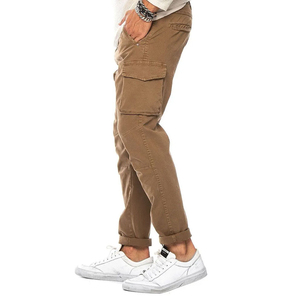 Pantalon cargo pour homme, vêtements de travail décontractés, pantalon utilitaire à jambes droites multi-poches, pantalon cargo en coton pour homme, décontracté, pour l'extérieur - Product Image 2
