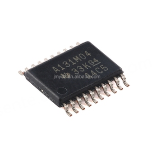 Écran sérigraphié ADS131M04IPWR A131M04 TSSOP-20, échantillonnage synchrone à quatre canaux, 24 bits, 64kSPS - Product Image 1