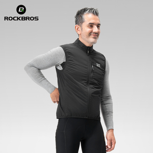 ROCKBROS-<span class=keywords><strong>Gilet</strong></span> de cyclisme, coupe-vent, chaud, sans manches, pour vélo de <span class=keywords><strong>route</strong></span>, vtt, hiver, 3m - Product Image 2