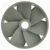 Service d'impression 3D DMLS personnalisé OEM, pale de turbine de turbocompresseur en Inconel 718 avec traitement thermique
