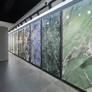 Işık lüks kaya döşeme arka plan duvar büyük seramik mermer kaya döşeme oturma odası Villa yer karoları için - Product Image 2