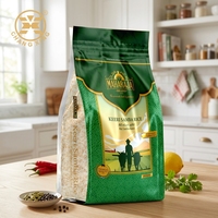 Sac en papier recyclé laminé personnalisé pour riz Basmati, vide, 1 kg, 2 kg, 5 kg, 10 kg, 20 kg, emballage pour riz, Changxingpack