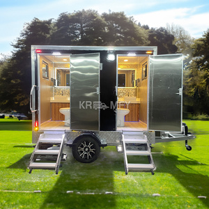 Baños Portátiles con Remolque, Modelo 2025, con Descuento, Pedal de Cierre, Precio Bajo, de Lujo Chileno para Exteriores - Product Image 4