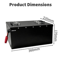 Batterie LiFePO4 64V 40Ah avec BMS intelligent intégré pour vélo électrique haute puissance