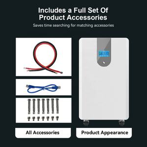 EXLIPORC Energy garansi 5 tahun Lifepo4 baterai Lithium 5,12 kWh sampai 51.2V 48V penyimpanan energi rumah untuk <span class=keywords><strong>Powerwall</strong></span> kapasitas 300ah - Product Image 6