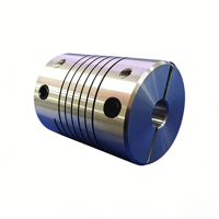 Couplage de tube parallèle fileté STL0-STL8 pour encodeur de servomoteur, longueur 18-90 mm, ouverture 3-35 mm
