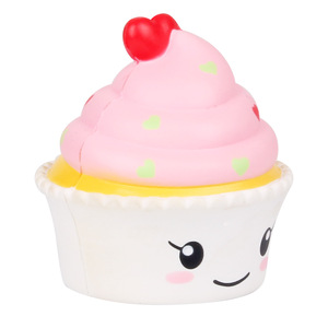 Cartoon Pu Foam Cherry Cupcake <b>Squishy</b> Toy For Kids 2 4 Years Unisex Fidget Toy Decorative Gift - Product Image 4