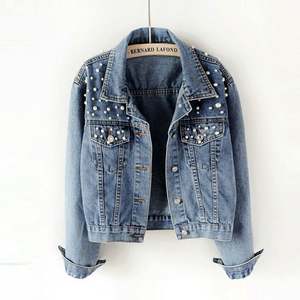Spring Fashion Jean <b>Jacket</b> Women Coats Fall Clothing Long Denim <b>Jackets</b> <b>Ladies</b> - Product Image 6