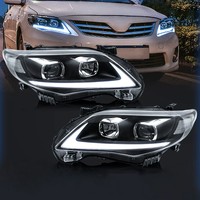 AURON Nuevo Faro Delantero LED de 32V para Corolla 2011-2013, Actualización Retrofit, Construcción de Aluminio, Luz Blanca de 6000K