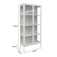 Bar à manger grand buffet chine vitrine affichage stockage meubles de maison moderne nouveau design armoire en verre pour le salon