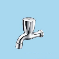 Robinet de robinet de bassin d'eau froide en plastique chromé poli de bonne qualité Offre Spéciale