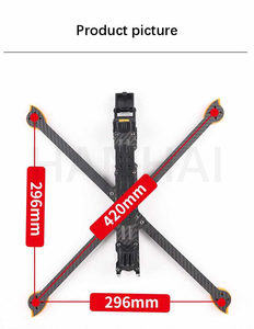 ชุดโครงโดรน XL10 10IN 420 T7 ขนาด 10 นิ้ว ความหนาแขน 7 มม. รับน้ำหนักได้ 2.5 กก. ระยะไกล สำหรับแข่ง ยี่ห้อ HSKRC รับประกัน 6 เดือน - Product Image 5