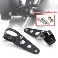Supports de montage de phare personnalisés en usine OEM Oreilles de fourche Pièces de moto Support de phare Barre lumineuse à LED Support de montage