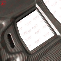 Z ART 2008-2016 GTR R35 Trockene Transparente Prepreg Carbon-Faser Motorabdeckung für Nissan GTR R35 Nachrüst-Stylingteile