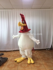 Hola gallo bianco del costume della mascotte/foghorn leghorn costumi della mascotte per la vendita - Product Image 4