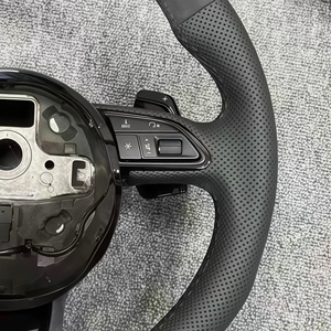 Volant sport en daim pour <span class=keywords><strong>Audi</strong></span> B9 A3/A4/A5/S4/RS5/S3/S5/A6/A7/A8/Q5/Q7/Q8/TT/R8/S6/RS6/RS7/S7/B8.5 - Product Image 3