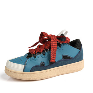 Baskets tendance rétro pour femmes, style décontracté, personnalisables, roses, à talons hauts avec imprimé léopard et semelle épaisse - Vente chaude au Japon - Product Image 5