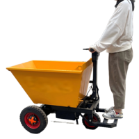 Mini-tricycle électrique à poussée manuelle pour le transport de charbon et de cendres, idéal pour les travaux d'ingénierie et l'exploitation minière