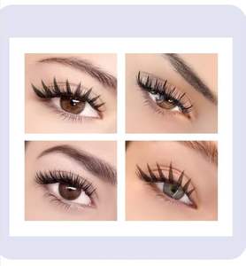 Extensions de cils en cachemire mat noir, souple, volume intense, 0.03 0.05 0.07mm C CC D, vegan - Product Image 4
