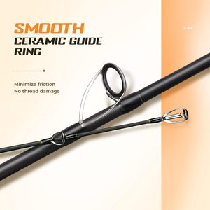 9 '10' 11 '12' 高速アクショングラファイト回転釣り竿マス用EVAハンドルとソフト硬度 - Product Image 2