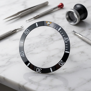 Prix d'usine SKX007 38mm Insert de lunette en céramique noire inclinée - Product Image 3