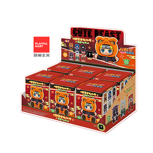 Tienda Oficial Top Toy, 100% Original, Nar Utoo, Peluche de Vinilo de la Serie Cute Beast Sitting Party, <span class=keywords><strong>Sasuke</strong></span> y Amigos, Caja Sorpresa para Regalo - Product Image 1