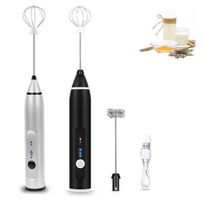 Produits les plus vendus Outils de cuisine Limite gauche USB rechargeable Mousseur à <span class=keywords><strong>lait</strong></span> Batteur à oeufs Mélangeur électrique portable pour <span class=keywords><strong>lait</strong></span> et mousse - Product Image 1