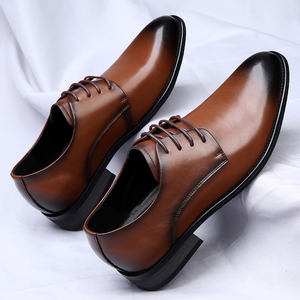 Nouvelles chaussures décontractées italiennes pour hommes, chaussures habillées formelles, chaussures en cuir de luxe pour hommes, chaussures derby - Product Image 4
