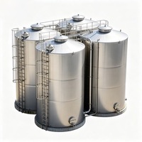 Réservoir de stockage sous pression personnalisé HENGYU en SUS304/316 avec revêtement antirouille pour le stockage de liquides/eau dans les usines chimiques – Garantie 1 an