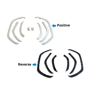 Guardabarros Delanteros y Traseros de Alta Gama Originales de ABS para Toyota Land Cruiser 300 LC300 2021-2025 - Product Image 4