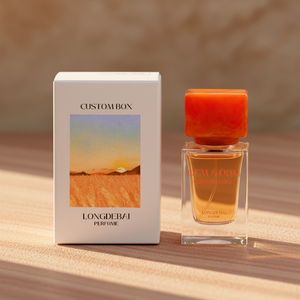 Nuevo Diseño, Botella de Perfume de Vidrio Vacía de 30ml/50ml, Ecológica, Mate, de Alta Calidad, con Tapa Cuadrada de Resina de Color, a Prueba de Fugas, para Viaje - Product Image 5