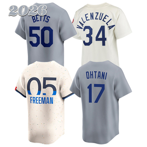 Maglia da Baseball Cucita per Uomo, Modelli Freddie Freeman, Mookie Betts, Jackie Robinson, Kyle Tucker, Shohei Ohtani, Yoshinobu Yamamoto, Taglie <span class=keywords><strong>S</strong></span>-3XL - Product Image 1