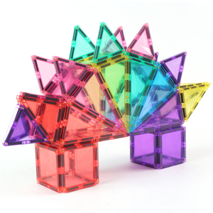 MNTL Kids' Magnetic Toys Diy Assembly 108pcs Magnetic Building <strong>Blocks</strong> Educational Learning Montessori Toys for Kids With ASTM - Product Image 3