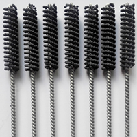 Brosse abrasive d'ébavurage industrielle avec fil d'acier Carbure de silicium et oxyde d'aluminium pour le polissage et le mélange des bords