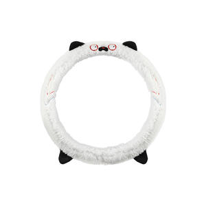 Chevrolet Audi Dodge Compatible couverture de <span class=keywords><strong>volant</strong></span> de voiture 4 rayons Style d'affaires en cuir véritable hiver Protection chaude anti-dérapant - Product Image 5