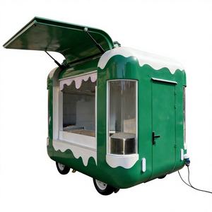 Nouvelle conception de remorque alimentaire entièrement équipée, camion de restauration rapide avec cuisine complète pour café, pizza, glaces, bonbons et chips - Product Image 1