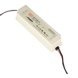 Convertisseur AC/DC à sortie simple Mean Well LPV-100-12 12Vdc 8.5A IP67 pour LED - Product Image 3