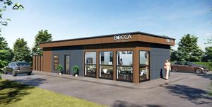 Structure de restaurant en acier léger moderne - Conception économique, construction rapide - Product Image 2