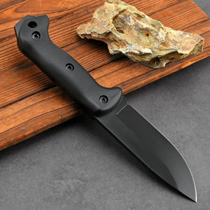 Cuchillo de Caza Industrial Personalizado con Soporte OEM, Hoja de Acero Inoxidable, Grado Industrial G10, Uso Táctico para Campamento, GACI - Product Image 6