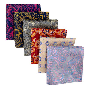 Wholesale <strong>White</strong> Yellow Red Pocket Square <strong>Handkerchief</strong> Cotton High Quality Polyester for Wedding <strong>Men's</strong> Suit - Product Image 1