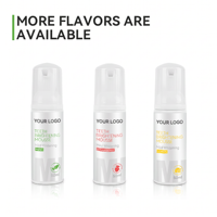 Mousse dentifrice blanchissante à la menthe fraîche, dentifrice biologique à base de plantes, fabricant de marque privée