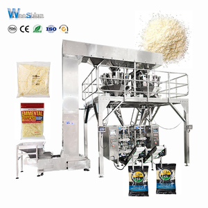 Máquina de Envasado de Alimentos con Doble Película Plástica, Automática, de Alta Precisión, Impermeable, para Queso <span class=keywords><strong>Mozzarella</strong></span> Rallado, de Acero Inoxidable, 1 kg, 2 kg - Product Image 1