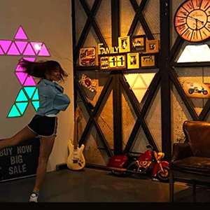 Musik Smart Lighting Magic RGB LED-Flächen leuchten für die Dekoration Party Triangle Jigsaw Board Stitch able Decken leuchte - Product Image 5