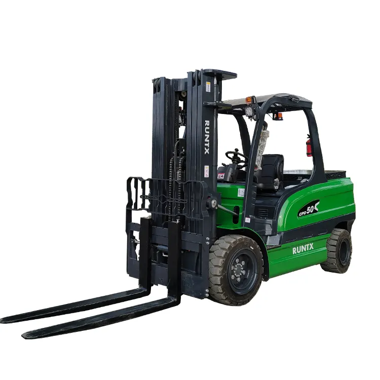 China 48V electric forklift 3 3.5 ton big power lithium battery forklift 3500 kg mini electric forklift CPD35 for sale