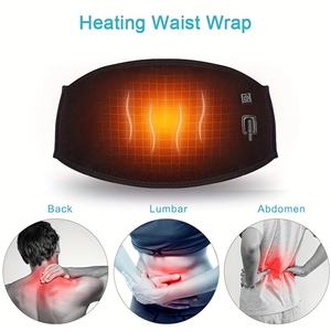 Ceinture chauffante électrique pour le soulagement de la douleur | Soutien lombaire chauffant DC réglable - Product Image 5